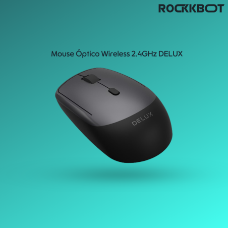 Mouse Óptico Wireless 2.4GHz DELUX